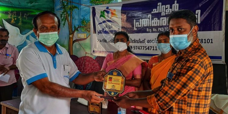 ബോബൻ മാട്ടുമന്ത,  മാത്തൂർ പഞ്ചായത്ത് പ്രസിഡൻറ്  പ്രവിത എന്നി വരെ ആദരിച്ചു.