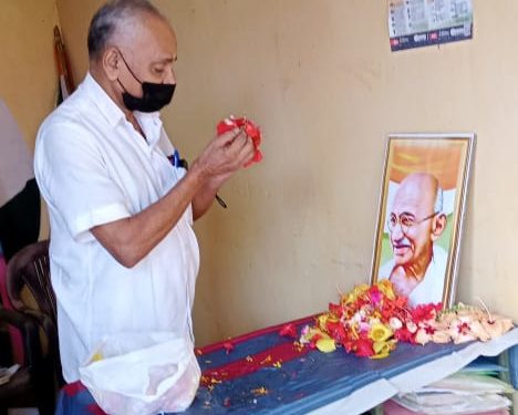 മഹാത്മാഗാന്ധിയുടെ 152-ാം ജന്മദിനം ആഘോഷിച്ചു