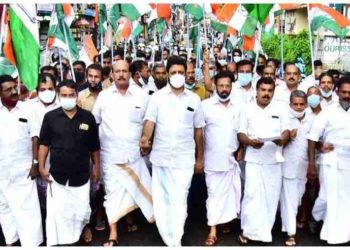 പ്രിയങ്കാ ഗാന്ധിയെ അറസ്റ്റ് ചെയ്തതിൽ പ്രതിഷേധിച്ചു