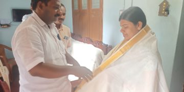 ഡോക്ടറേറ്റ് നേടിയ സാന്ദ്രയെ അനുമോദിച്ചു