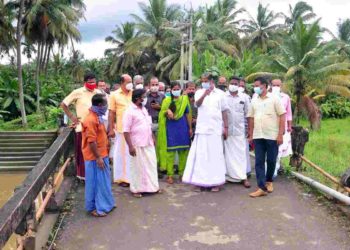 വരണി പാലം പുന:നിർമ്മാണ പണികൾക്ക് തുടക്കം