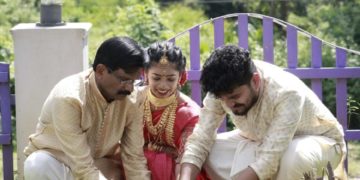 അശോക വൃക്ഷം  നട്ട് വേറിട്ടൊരു വിവാഹം