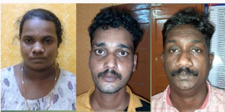ട്രെയിനിൽ കഞ്ചാവുമായി വന്ന യുവതിയടക്കം മൂന്നു പേർ പിടിയിൽ