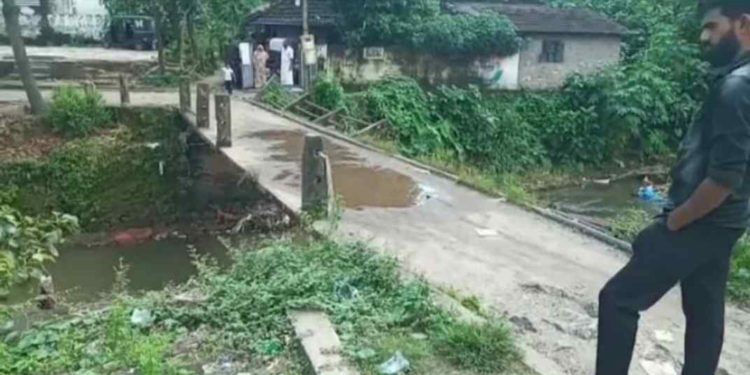 അപകടാവസ്ഥയിലുള്ള കുമാരസ്വാമി കോളനി പാലം പുതുക്കി പണിയണം.