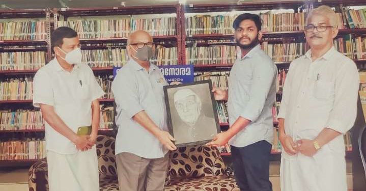 ശിശുദിനത്തിൽ സായ്കിരൺ ചാച്ചാജിയുടെ ചിത്രം ഉപഹാരമായി നൽകി.