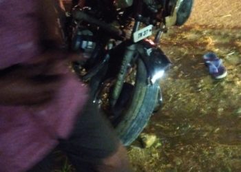 മങ്കര വെള്ളറോഡിൽ ബൈക്കുകൾ തമ്മിൽ കൂട്ടിയിടിച്ച് മൂന്ന് പേർക്ക് പരിക്ക്