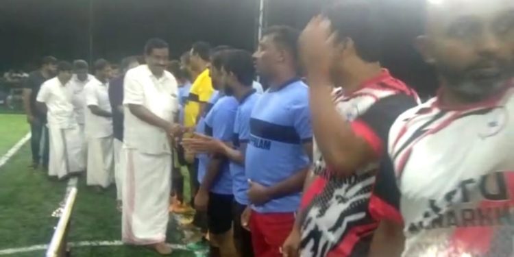 കെ എസ് ടി യു ജില്ലാ അധ്യാപക ഫുട്ബോൾ മേളക്ക് ആവേശത്തുടക്കം