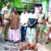 ചന്ദനമരം മുറിച്ചു കടത്താൻ ശ്രമിച്ച മൂന്ന് പേർ അറസ്റ്റിൽ