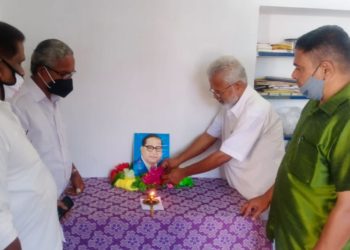 ഡോ ബി ആർ അംബേദ്‌കറുടെ ചരമദിനം ആചരിച്ചു.