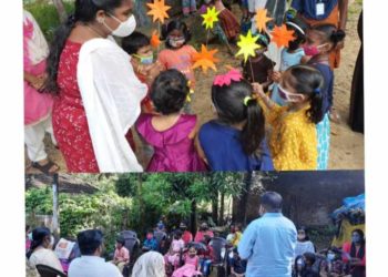 കുഞ്ഞുമക്കൾക്കൊപ്പം കണ്ണോരവുമായി പല്ലാവൂർ ഗവണ്മെന്റ് എൽ. പി. സ്കൂൾ