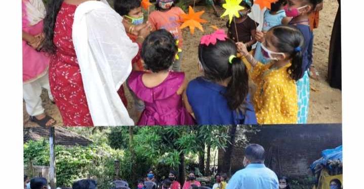 കുഞ്ഞുമക്കൾക്കൊപ്പം കണ്ണോരവുമായി പല്ലാവൂർ ഗവണ്മെന്റ് എൽ. പി. സ്കൂൾ