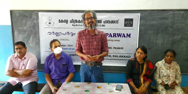വർണ്ണങ്ങൾ ചാലിച്ചെഴുതി ‘വർണ്ണപർവ്വം’ കലാശിബിരം ദൃശ്യവിസ്മയം തീർത്തു
