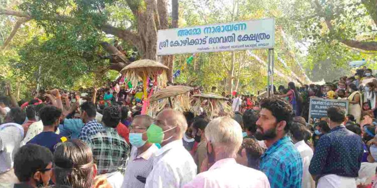 കതിരുത്സവ എഴുന്നള്ളിപ്പ് നടത്തി