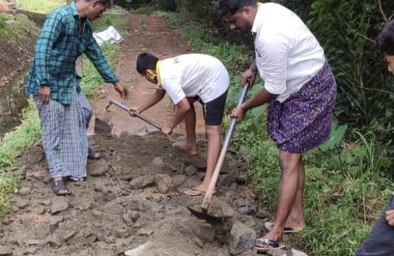 കനാൽ റോഡ് ഗതാഗത യോഗ്യമാക്കി.