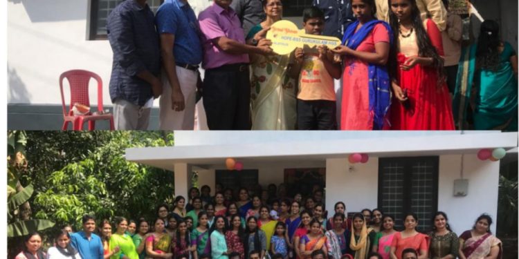 പുതുവർഷദിനത്തിൽ ഉഷയ്ക്കും,ജമുനയ്ക്കും സ്നേഹവീടൊരുക്കി താക്കോൽ കൈമാറി, ബി.എസ് എസ്. ഗുരുകുലം സ്കൂൾ.