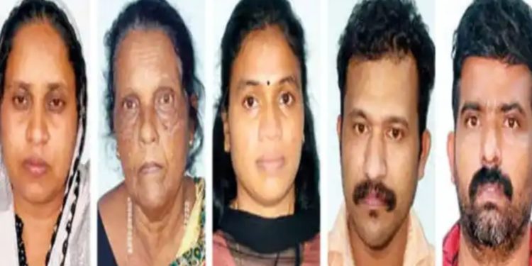 സ്ത്രീകളെ കാണിച്ച്‌ വിവാഹത്തട്ടിപ്പ് നടത്തിയ അഞ്ച് പേർ പിടിയിൽ
