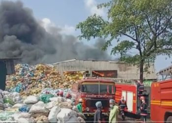 മലമ്പുഴയിൽ ആശുപത്രി മാലിന്യങ്ങൾ സംസ്കരിക്കുന്ന കേന്ദ്രത്തിൽ തീപ്പിടിത്തം