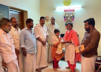 പത്മശ്രീ സുനിതാകൃഷ്ണനെ രമ്യാ ഹരിദാസ് MP സന്ദർശിച്ചു.