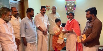 പത്മശ്രീ സുനിതാകൃഷ്ണനെ രമ്യാ ഹരിദാസ് MP സന്ദർശിച്ചു.