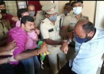 ബി.ജെ.പി.പ്രവർത്തകരെ പോലീസ് അറസ്റ്റ് ചെയ്തു