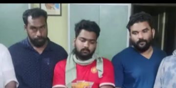 മുള്ളന്‍പന്നിയെ വെടിവെച്ചുകൊന്ന അഞ്ചംഗ സംഘം  പിടിയില