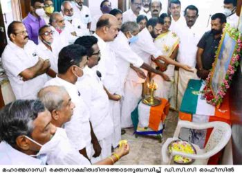 ജില്ലാ  കോൺഗ്രസ് കമ്മിറ്റി വർഗീയ വിരുദ്ധ ദിനമായി ആചരിച്ചു..