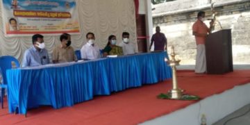 തൃപ്പല്ലാവൂർ ശിവക്ഷേത്രത്തിലെ നവീകരണപ്രവർത്തനങ്ങൾ ഉത്ഘാടനം ചെയ്തു.