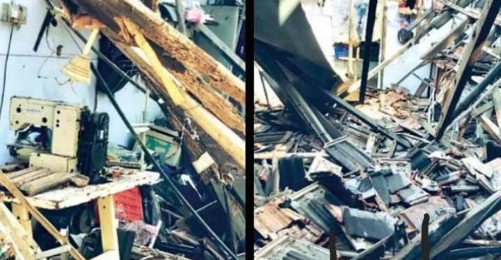 ബാ​ഗ് നി​ർ​മാ​ണ കേ​ന്ദ്രം ത​ക​ർ​ന്നു;