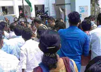 യു.ഡി.എഫ്. നഗരസഭ മാർച്ച് അക്രമാസക്ത്മായി.