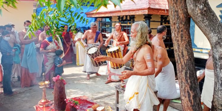 ശുദ്ധികലശപൂജ നടത്തി