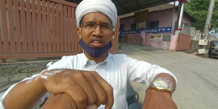 കനത്ത ചൂട് ഓങ്ങല്ലൂർ സ്വദേശിക്ക് സൂര്യാഘാതമേറ്റു