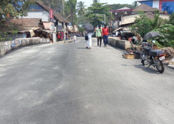 ഒലവക്കോട് റോഡുപണി പൂർത്തിയായി.