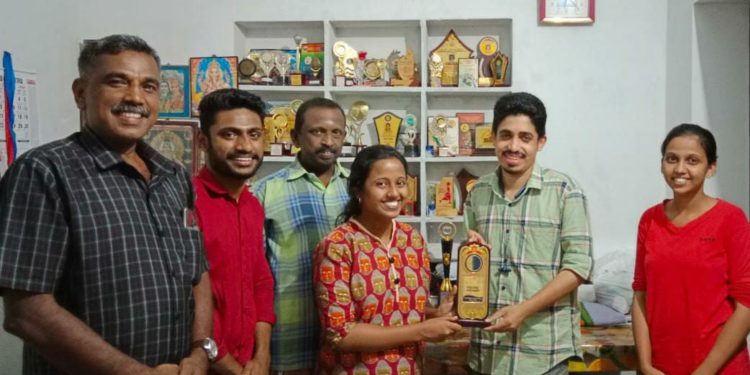 റാങ്ക് ജേതാവിനെ ഫ്രറ്റേണിറ്റി ആദരിച്ചു