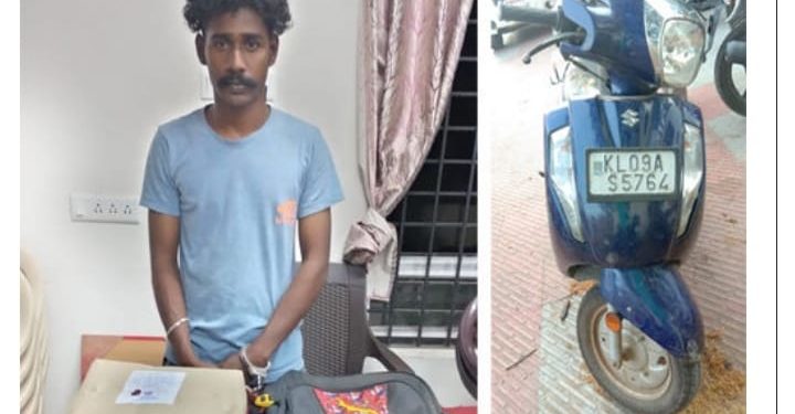 പാലക്കാട് മൂന്നര കിലോ കഞ്ചാവുമായി യുവാവ് പിടിയില്‍