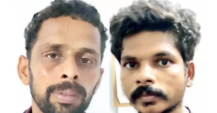 കവർച്ച കേസിലെ പ്രതികൾ മോഷ്ടിച്ച ബൈക്കുമായി പിടിയിൽ