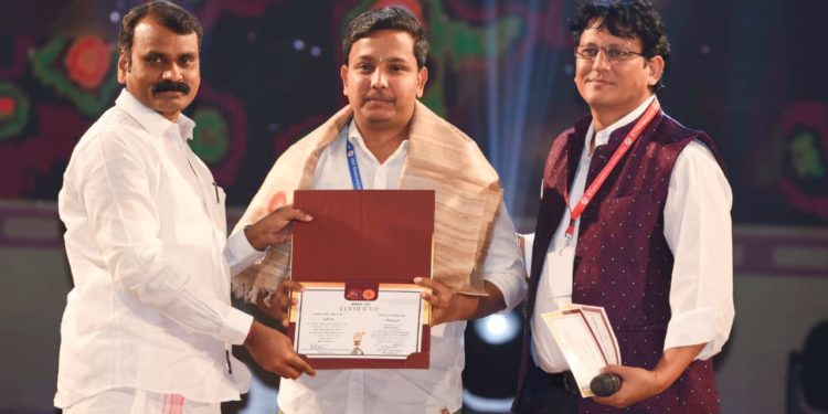 മലയാളിയുടെ സംസ്കൃത ചിത്രത്തിന് ദേശീയ അംഗീകാരം.