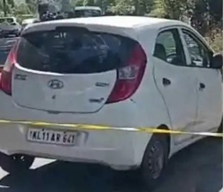 പ്രതികൾ രക്ഷപ്പെട്ട കാർ കഞ്ചിക്കോട് ഉപേക്ഷിക്കപ്പെട്ട നിലയിൽ ഇ