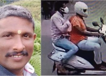 വാഹന ഉടമയായ സ്ത്രീയെ ചോദ്യം ചെയ്യുന്നു