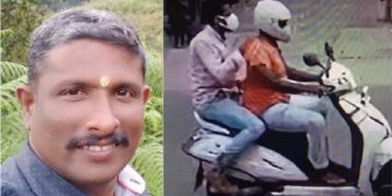 വാഹന ഉടമയായ സ്ത്രീയെ ചോദ്യം ചെയ്യുന്നു