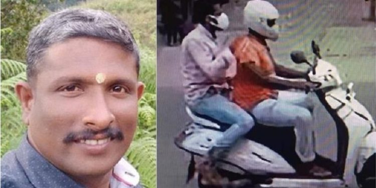 വാഹന ഉടമയായ സ്ത്രീയെ ചോദ്യം ചെയ്യുന്നു