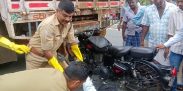 പുതുശ്ശേരിയിൽ ബൈക്ക് അപകടം രണ്ട് പേർക്ക് ഗുരുതര പരുക്ക്