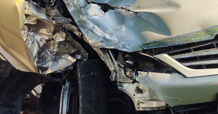 കൂറ്റനാട് ന്യൂ ബസാറിൽ കാറും പിക്കപ്പ് ലോറിയും കൂട്ടിയിടിച്ച് വാഹനാപകടം ഒരാൾക്ക് പരിക്ക്