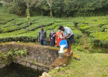 ക്ലോറിനേഷൻ നടത്തി.