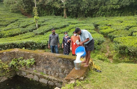 ക്ലോറിനേഷൻ നടത്തി.