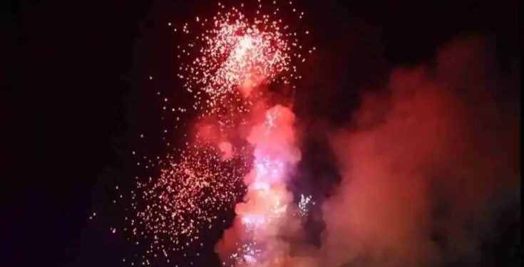 വെടിക്കെട്ടപകടത്തില്‍ ആറ് പേര്‍ക്ക് പരിക്ക്.