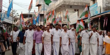 തൃക്കാക്കര ഉപതെരഞ്ഞെടുപ്പ് വിജയത്തിൽ ആഹ്ലാദപ്രകടനം നടത്തി.