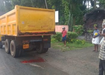 മുണ്ടൂരിൽ കാൽനടയാത്രക്കാരിയായ വയോധികയെ ലോറിയിടിച്ച് ഗുരുതര പരിക്ക്