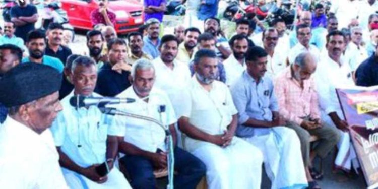 മുസ്ലിംലീഗ്  പ്രതിഷേധസംഗമം നടത്തി