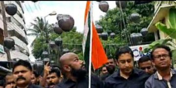 മുഖ്യമന്ത്രിയ്ക്കെതിരെ യൂത്ത് കോൺഗ്രസ് പ്രതിഷേധിച്ചു
