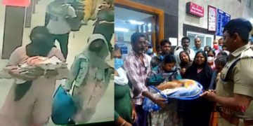 പൊള്ളാച്ചിയിൽ നിന്ന് തട്ടിക്കൊണ്ടുപോയ നവജാതശിശുവിനെ  കൊടുവായൂരിൽ കണ്ടെത്തി.